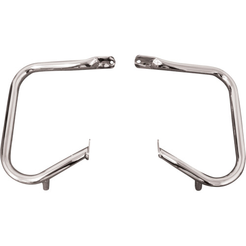 Drag Specialties Rear Saddlebag Bars - Chrome - Touring Drag Specialties Rear Saddlebag Bars - Chrome - Touring