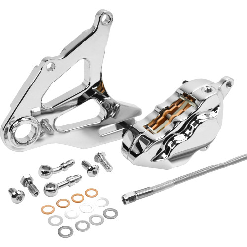 Hawg Halters Rear Caliper - Chrome Rkstcc518