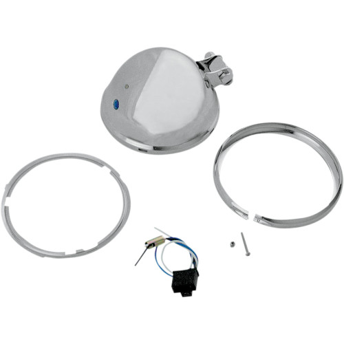 Drag Specialties Bottom Mount Headlight Shell - 5-3/4" - Chrome