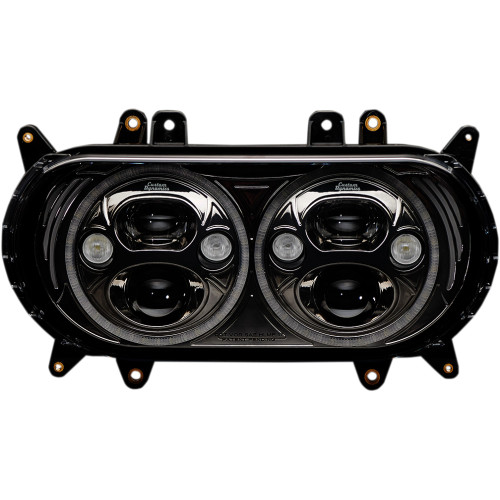 Custom Dynamics Headlight - Black - Fltr Cdtb-Rg-15-B