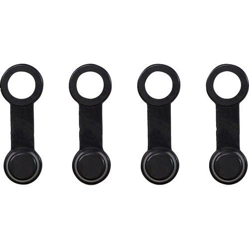Helix Brake Bleeder Caps - Black - 4-Pack 202-2005