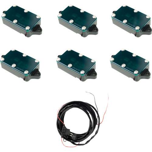 Heretic 70026 Rock Light Kit Grn 6Pk