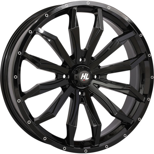 High Lifter Wheel - Hl21 - Front/Rear - Gloss Black - 22X7 - 4/156 - 4+3 (+10 Mm) 22Hl21-1256
