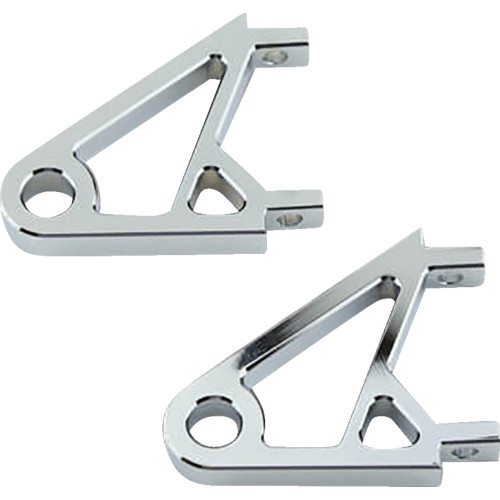 Highsider Headlight Bracket - Extra Short - Chrome 220-817