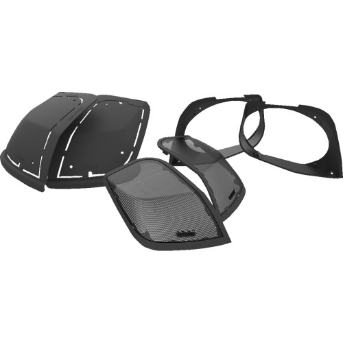 Hogtunes Cut In Lid Kit - 6"X9" Speakers Retro Lid-Rm Hogtunes Cut In Lid Kit - 6"X9" Speakers Retro Lid-Rm