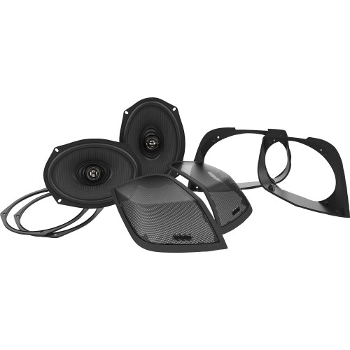 Hogtunes Cut In Lid Kit With Speakers Retro 692 Lid-Rm Hogtunes Cut In Lid Kit With Speakers Retro 692 Lid-Rm