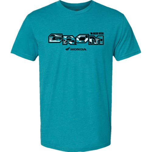 Honda Apparel Honda Grom T-Shirt - Teal - 2Xl Np21S-M2468-2X