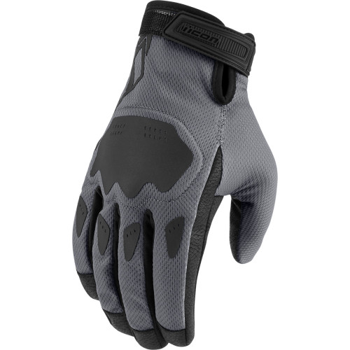 Icon Hooligan Ce Gloves - Gray - Small Icon Hooligan Ce Gloves - Gray - Small