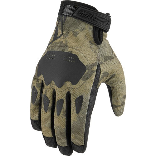 Icon Hooligan Ce Gloves - Tan Camo - Large Icon Hooligan Ce Gloves - Tan Camo - Large