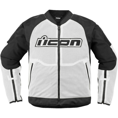 Icon Overlord3 Mesh Jacket - White - Xl Icon Overlord3 Mesh Jacket - White - Xl