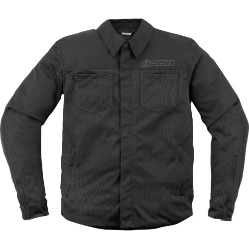 Icon Jkt Upstate Mesh Ce Bk 3X