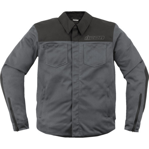 Icon Upstate Mesh Ce Jacket - Gray - Medium Icon Upstate Mesh Ce Jacket - Gray - Medium
