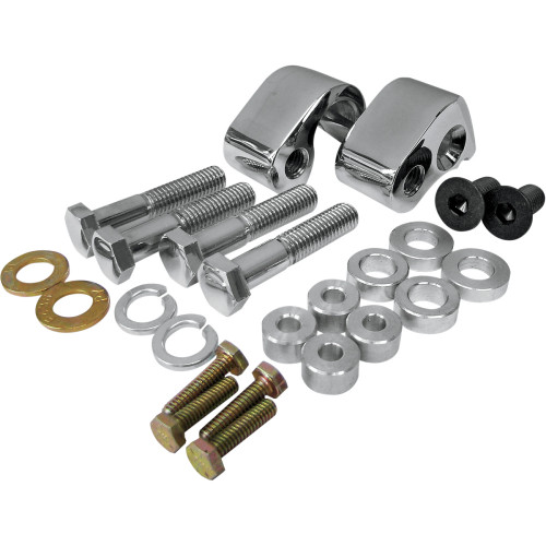 La Choppers Rear Lowering Kit - Chrome - Lowers 1" - '02-'16 Fl La-7590-00