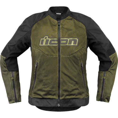 Icon Women'S Overlord3 Mesh Jacket - Green - Large Icon Women'S Overlord3 Mesh Jacket - Green - Large