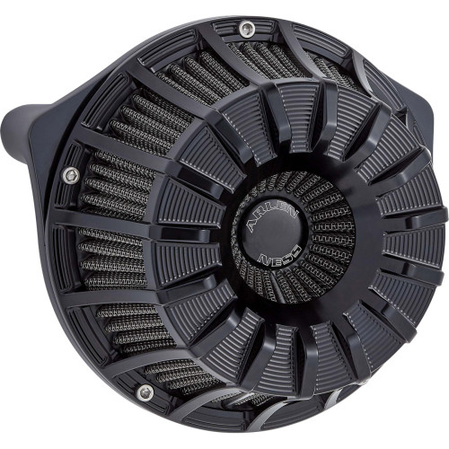 Inverted Series Air Cleaner Kit - 15-Spoke - All Black 600-223 Inverted Series Air Cleaner Kit - 15-Spoke - All Black 600-223