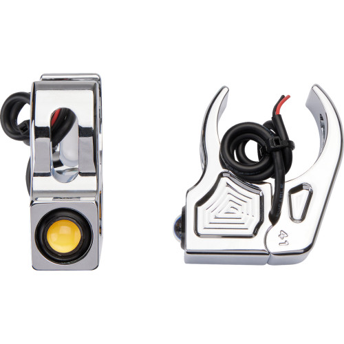 Joker Machine Turn Signal - 41 Mm - Amber - Chrome 05-221-3 Joker Machine Turn Signal - 41 Mm - Amber - Chrome 05-221-3
