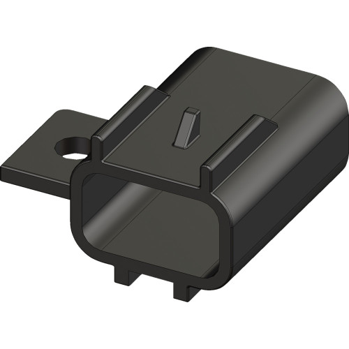 Kfi Products Actuator Wire Harness Plug Cover - Replacement - Black P800503-R
