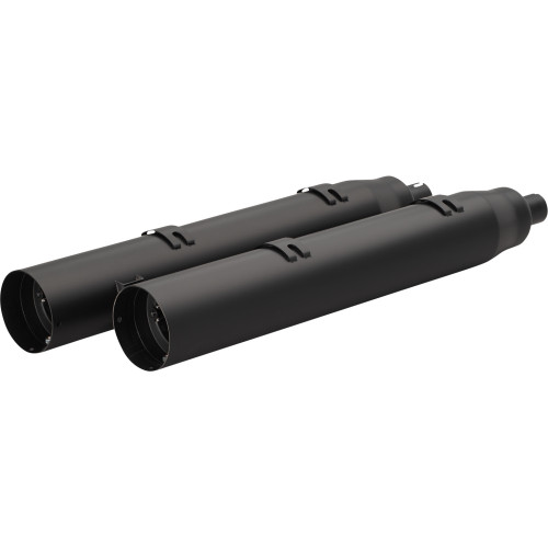 Khrome Werks 4-1/2" War Hammer Mufflers - Black 202225 Khrome Werks 4-1/2" War Hammer Mufflers - Black 202225