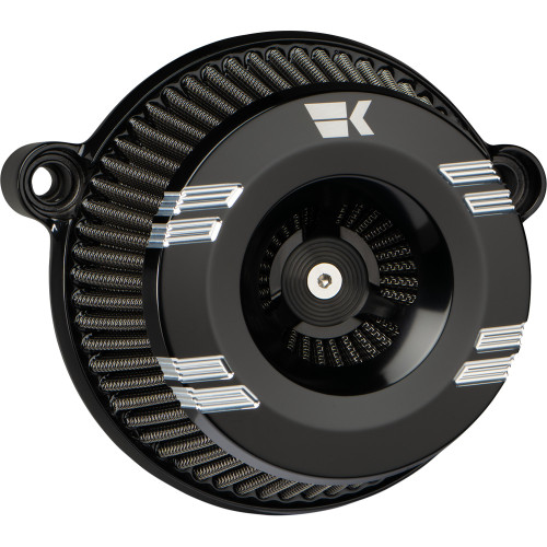 Khrome Werks Instigator Air Cleaner - Klassic - Black - Twin Cam 250200 Khrome Werks Instigator Air Cleaner - Klassic - Black - Twin Cam 250200