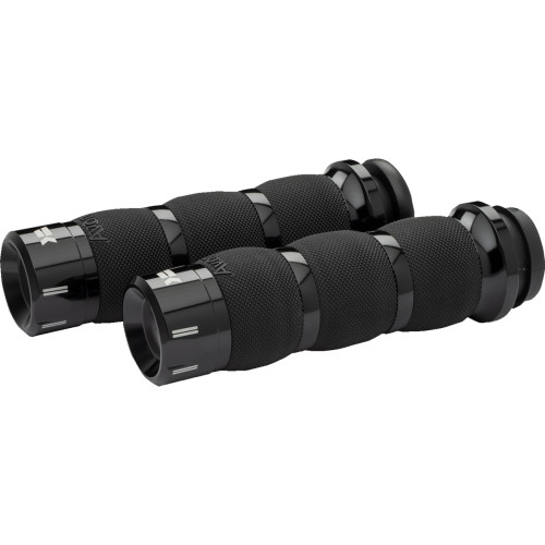Khrome Werks Klassic Grips - Air Cushion - Cable - Black 500290 Khrome Werks Klassic Grips - Air Cushion - Cable - Black 500290