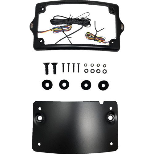 Kodlin Usa License Plate Kit - Amber/Red/White - Black Kus20300 Kodlin Usa License Plate Kit - Amber/Red/White - Black Kus20300