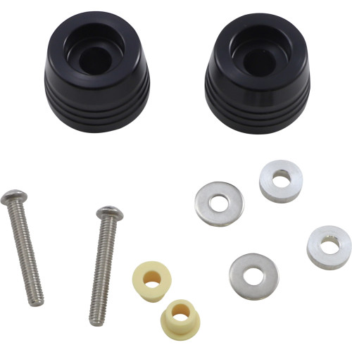 Kuryakyn Lodestar Handlebar Sliders - Grom - Black Kur3849 Kuryakyn Lodestar Handlebar Sliders - Grom - Black Kur3849