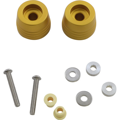 Kuryakyn Lodestar Handlebar Sliders - Grom - Gold Kur3848 Kuryakyn Lodestar Handlebar Sliders - Grom - Gold Kur3848