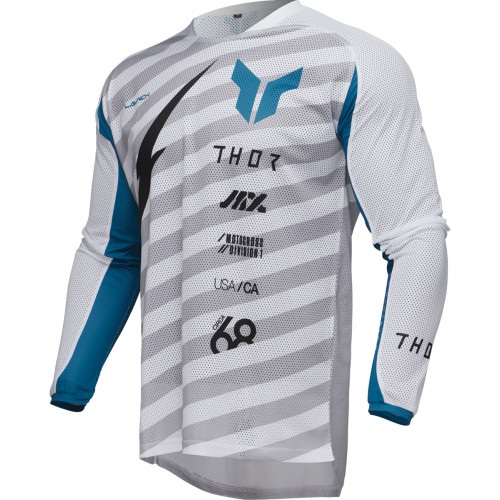 Thor Jersey Launch Raid Wh/Gy 3X