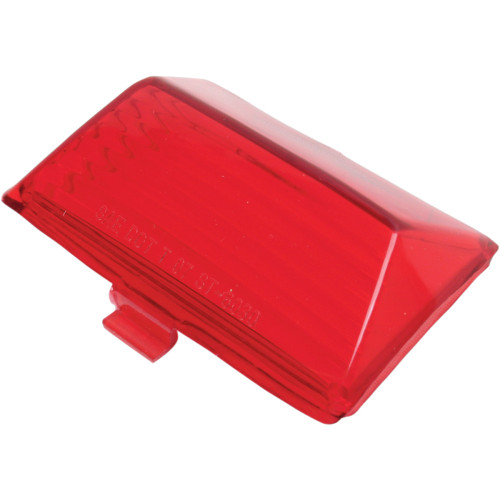 Drag Specialties Lens - Rear Fender Tip - Red
