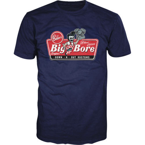 Lethal Threat Dt10048Xxxl Tee Dno Big Bore Navy 3X