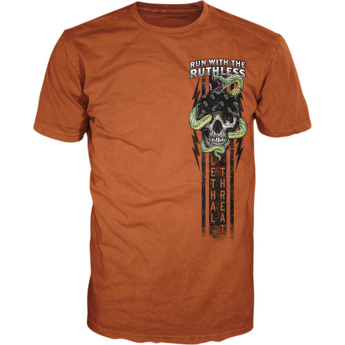 Lethal Threat Run With The Ruthless T-Shirt - Orange - 4Xl Lt20897-4Xl Lethal Threat Run With The Ruthless T-Shirt - Orange - 4Xl Lt20897-4Xl