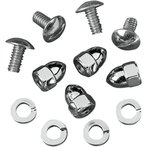 Drag Specialties License Plate Fasteners - Acorn Nuts