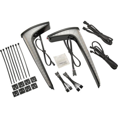 Lights - Lower Fairing - Black - Indian 46801