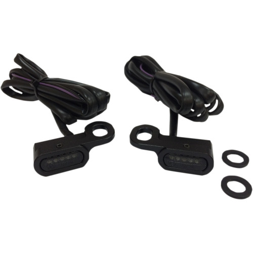 Drag Specialties Led Handlebar Marker Lights - Hydraulic Clutch - Black/Smoke Drag Specialties Led Handlebar Marker Lights - Hydraulic Clutch - Black/Smoke