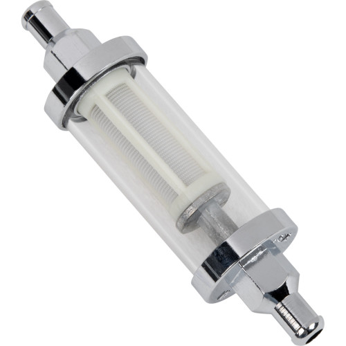 Drag Specialties Fuel Filter - Clear - Standard - 1/4"