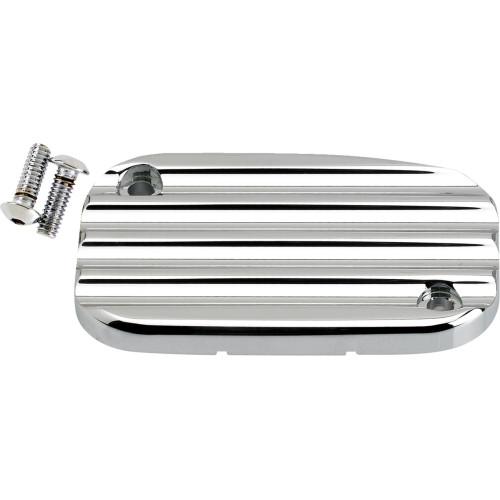 Master Cylinder Cover - Hydraulic Clutch - Finned - Chrome 08-012C Master Cylinder Cover - Hydraulic Clutch - Finned - Chrome 08-012C