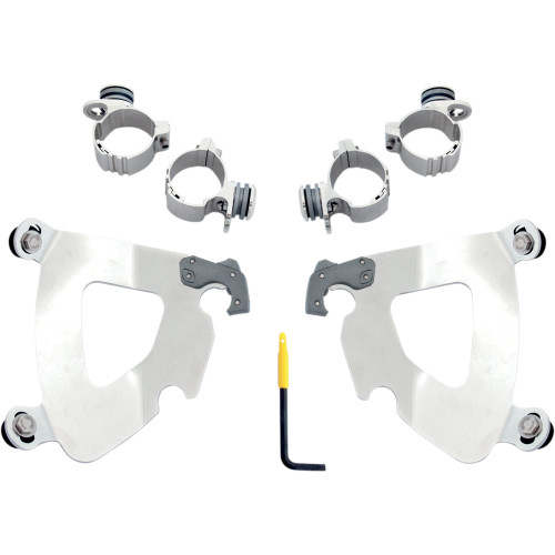 Memphis Shades Gauntlet Mounting Kit - Polished - Xl 48 Mek1984 Memphis Shades Gauntlet Mounting Kit - Polished - Xl 48 Mek1984