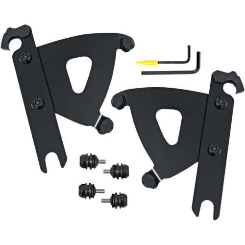 Memphis Shades Road Warrior Trigger-Lock Mounting Kit - Black - Flstf Meb2053