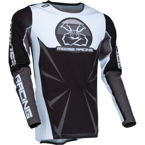 Moose Racing Agroid Jersey - Black/White - 3Xl 2910-7910 Moose Racing Agroid Jersey - Black/White - 3Xl 2910-7910