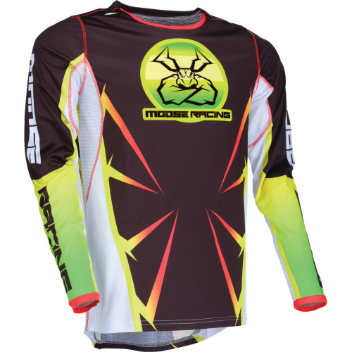 Moose Racing Agroid Jersey - Black/Yellow/White - 3Xl 2910-7922 Moose Racing Agroid Jersey - Black/Yellow/White - 3Xl 2910-7922