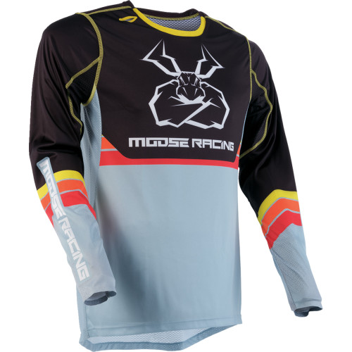 Moose Racing Agroid Jersey - Gray/Yellow - Xl 2910-7515 Moose Racing Agroid Jersey - Gray/Yellow - Xl 2910-7515