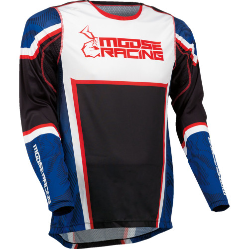 Moose Racing Agroid Jersey - Red/White/Blue/Black - 2Xl 2910-7406 Moose Racing Agroid Jersey - Red/White/Blue/Black - 2Xl 2910-7406