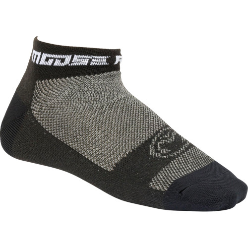 Moose Racing Casual Low Socks - Black/Gray - S/M 34310788