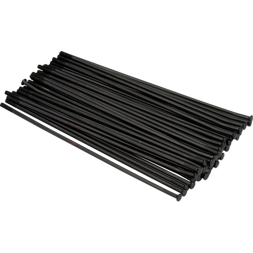 Moose Racing Mx1 Spoke Set - Stainless Steel - Rear - Black - 19" - 8 Gauge 24-309-Bk