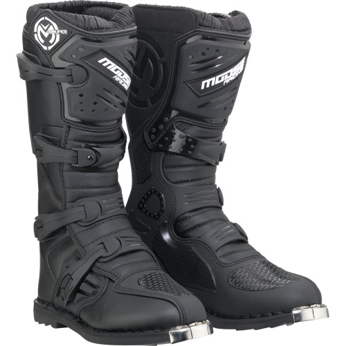 Moose Racing Qualifier Boots - Black - Atv Sole - Size 7 3410-2626