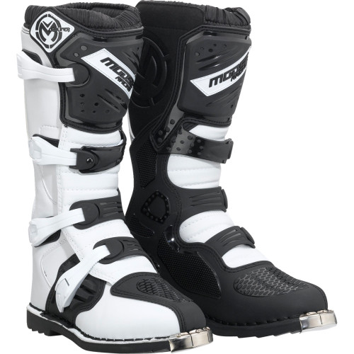 Moose Racing Qualifier Boots - Black/White - Size 10 3410-2602 Moose Racing Qualifier Boots - Black/White - Size 10 3410-2602
