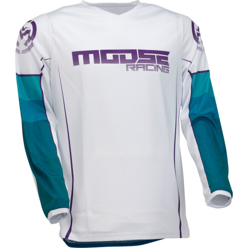Moose Racing Qualifier Jersey - Blue/White - 4Xl 2910-7178