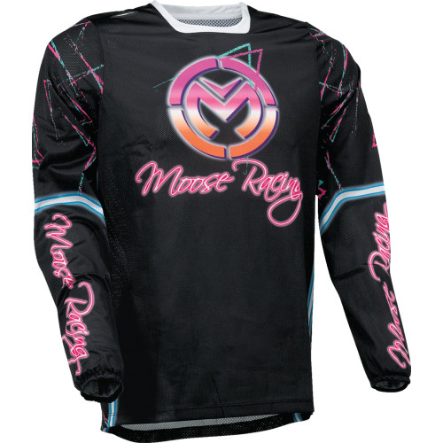 Moose Racing Sahara Jersey - Pink/Black - Medium 2910-7451