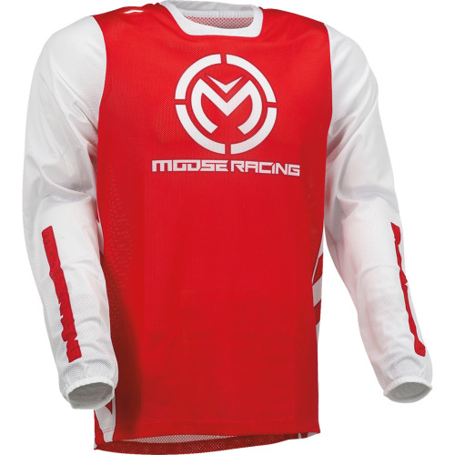 Moose Racing Sahara Jersey - Red/White - Medium 2910-7427