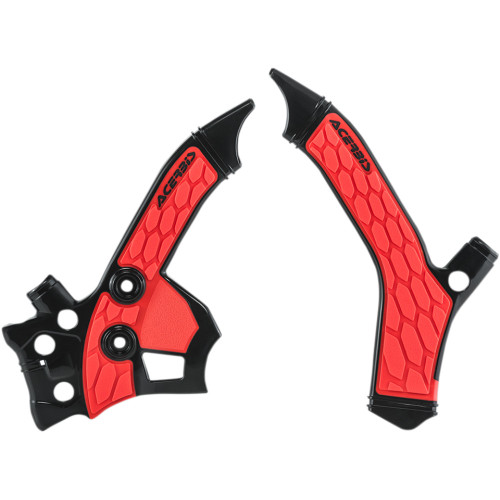 Acerbis X-Grip Frame Guards - Black/Red - Crf 250L 2726851042 Acerbis X-Grip Frame Guards - Black/Red - Crf 250L 2726851042